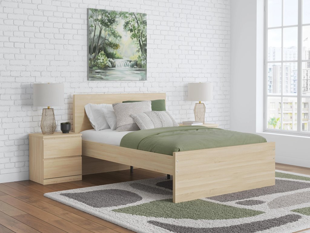Onita Full Panel Platform Bed with 1 Side Storage - image 1