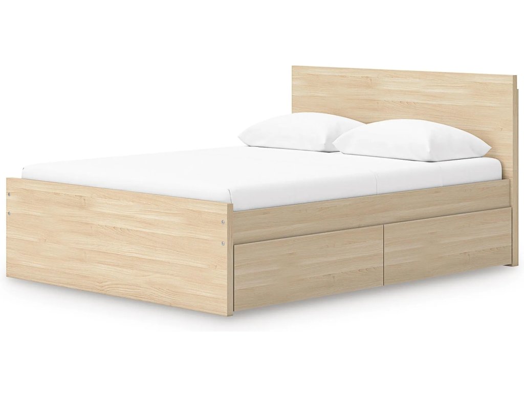 Onita Full Panel Platform Bed with 2 Side Storage - image 5