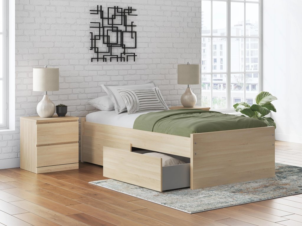 Onita Twin Platform Bed with 1 Side Storage - image 1