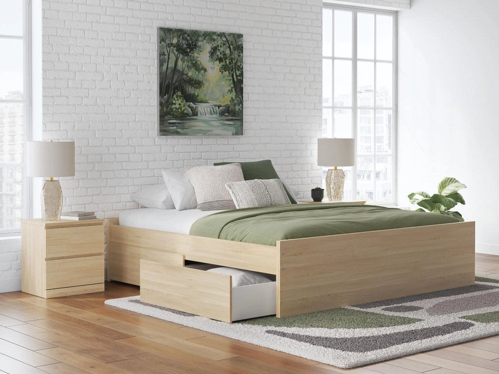 Onita King Platform Bed with 1 Side Storage - image 1