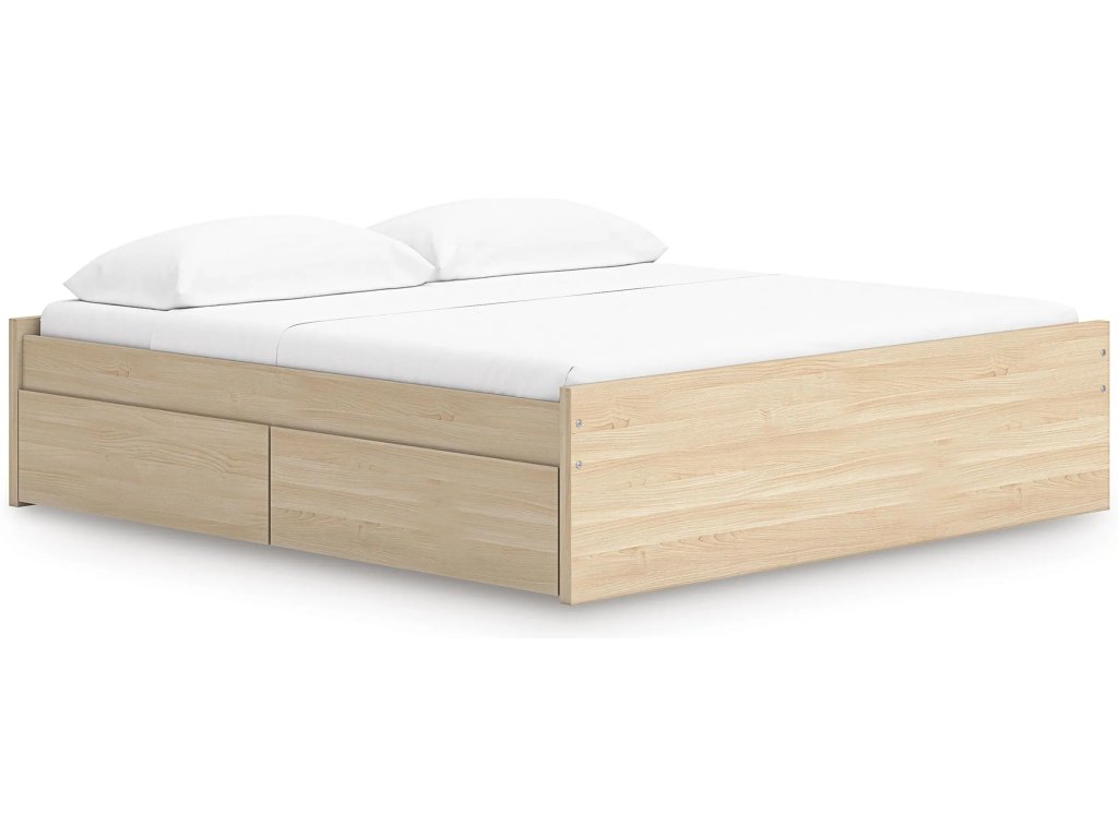 Onita King Platform Bed with 2 Side Storage - main image