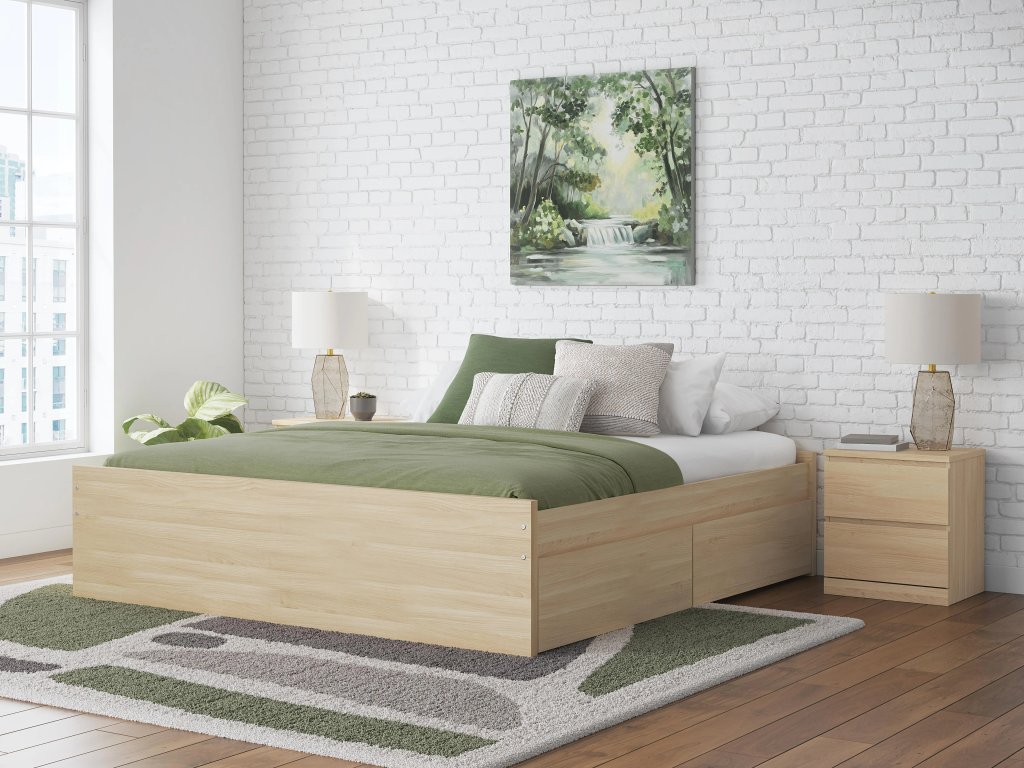 Onita King Platform Bed with 2 Side Storage - image 1