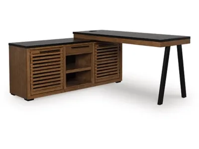 Kallari Credenza with Desk Return