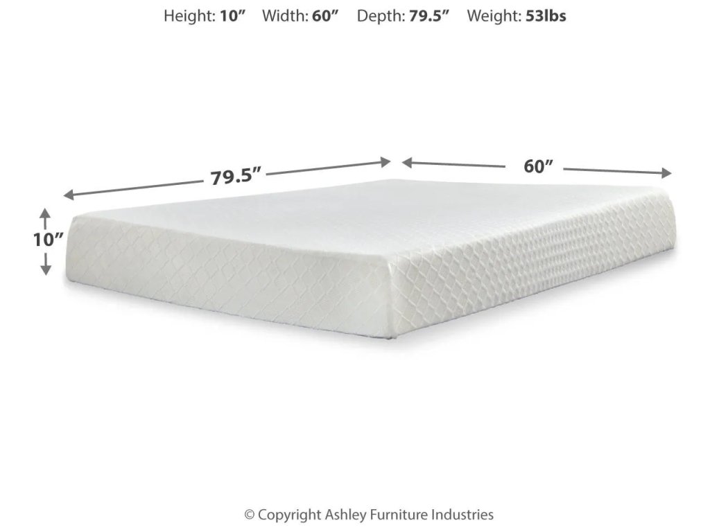 10 Inch Chime Memory Foam Queen Mattress in a Box - image 2