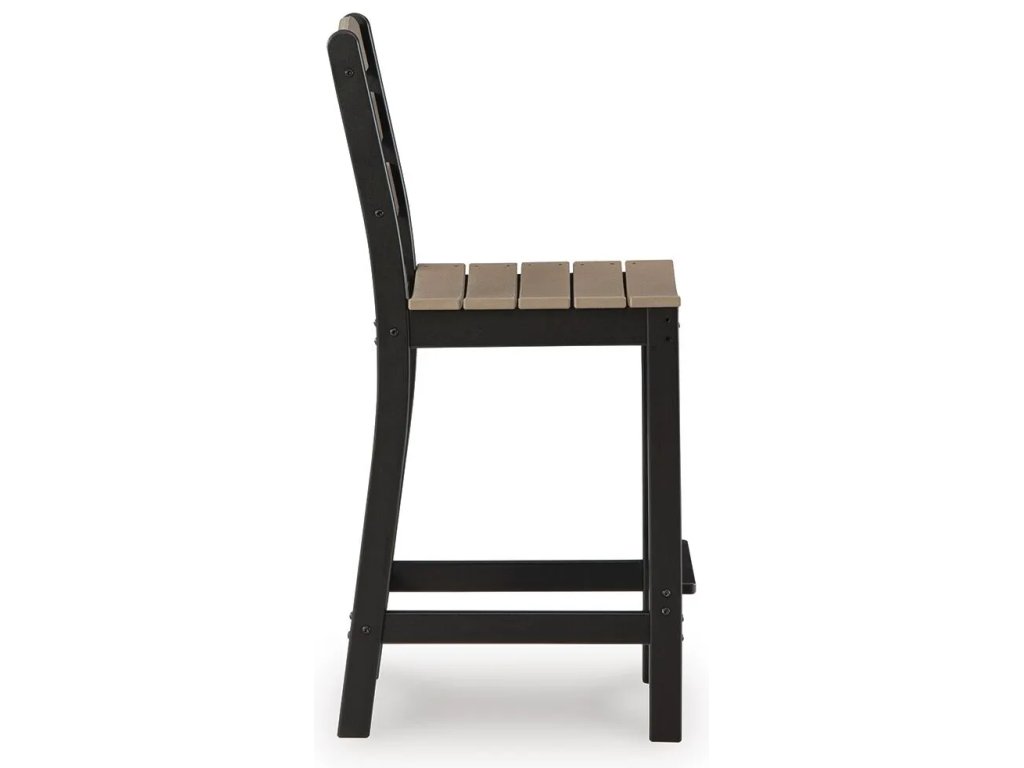 Shoreline Beach Outdoor Counter Table and 2 Barstools - image 4