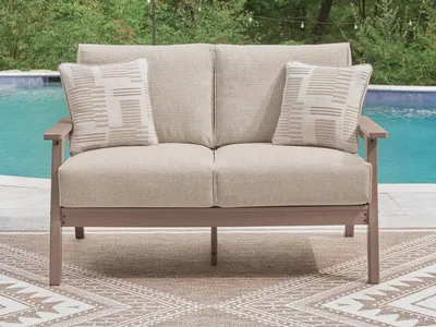 Grover Beach Outdoor Loveseat with Cushion - Alternative View