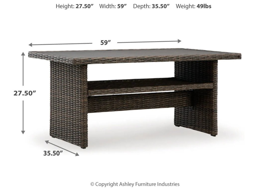 Brook Ranch Outdoor Sofa Sectional, Bench, Lounge Chair and Table - image 8