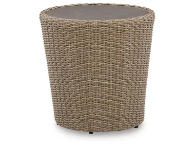 Danson 2 Swivel Lounge Chairs and End Table
