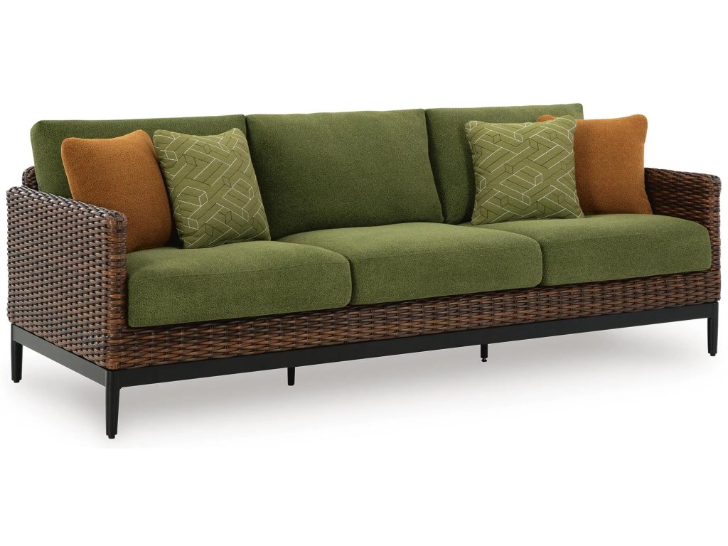 Horizon Hall Outdoor Sofa, 2 Lounge Chairs, Ottoman and Coffee Table - image 13