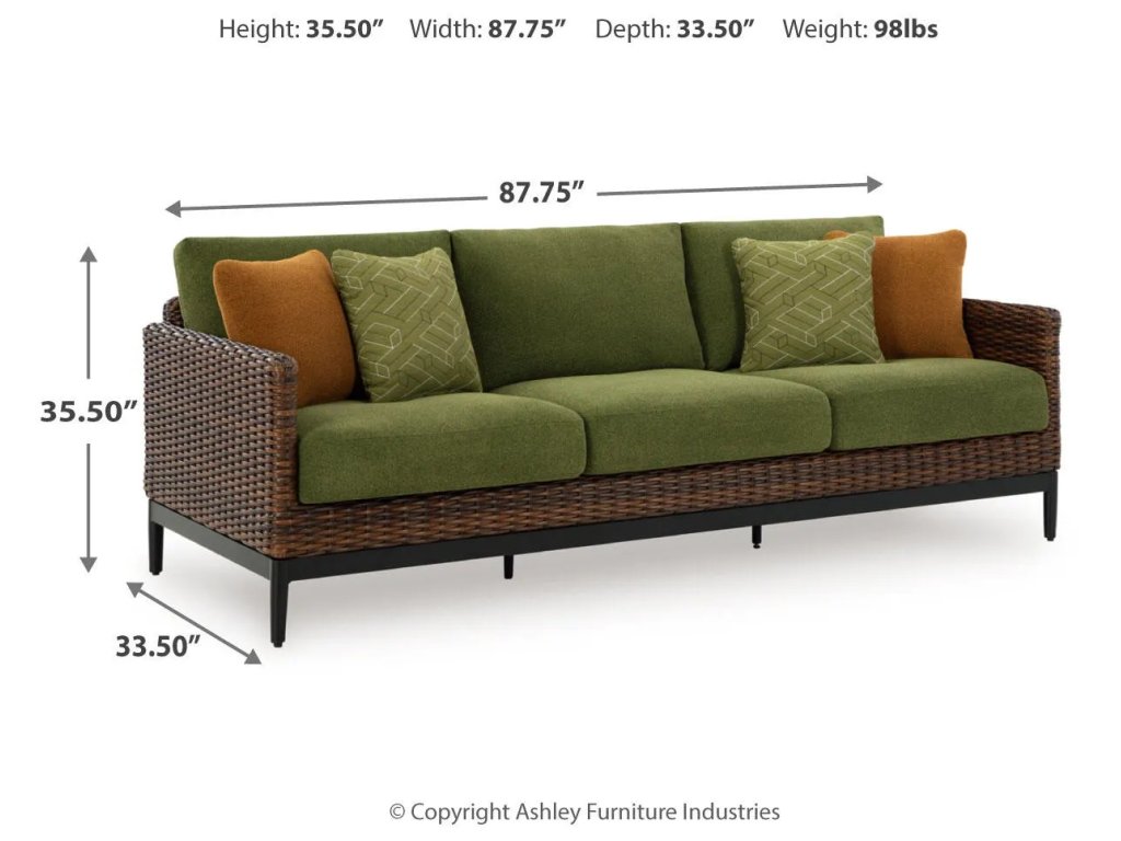 Horizon Hall Outdoor Sofa, 2 Lounge Chairs and 2 Ottomans - image 13