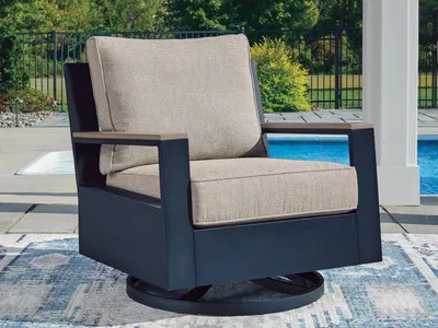 East Beach Outdoor Swivel Glider Chair with Cushion
