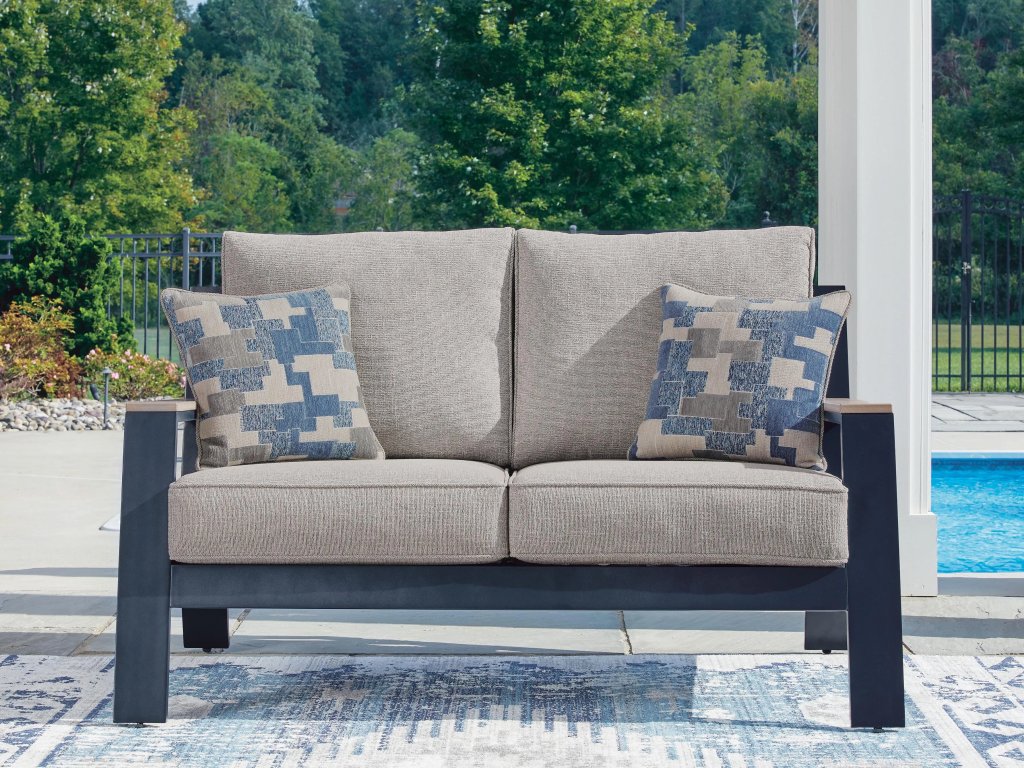 East Beach Outdoor Loveseat with Cushion - image 1