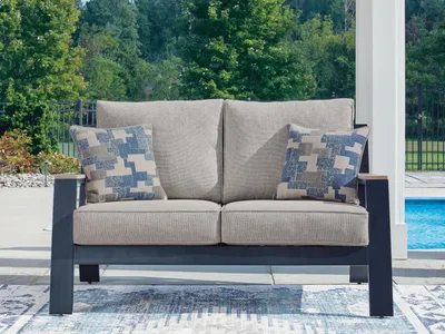 East Beach Outdoor Loveseat with Cushion - Alternative View