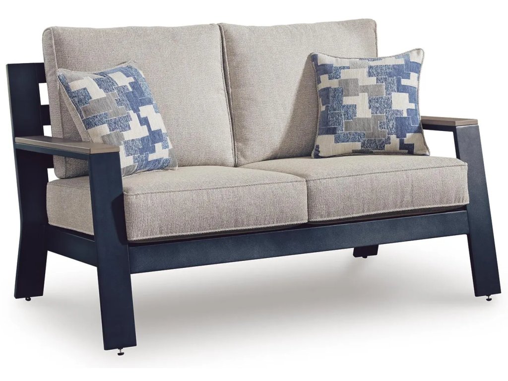 East Beach Outdoor Loveseat with Cushion - main image