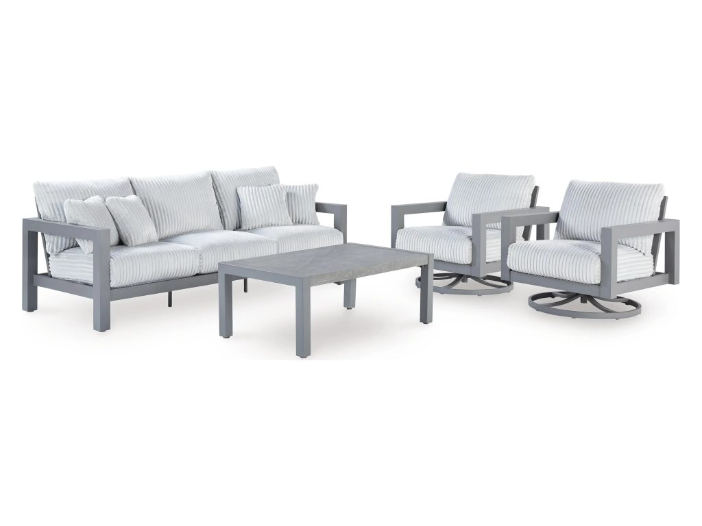 Hurley Park Outdoor Sofa, 2 Lounge Chairs and Coffee Table - main image