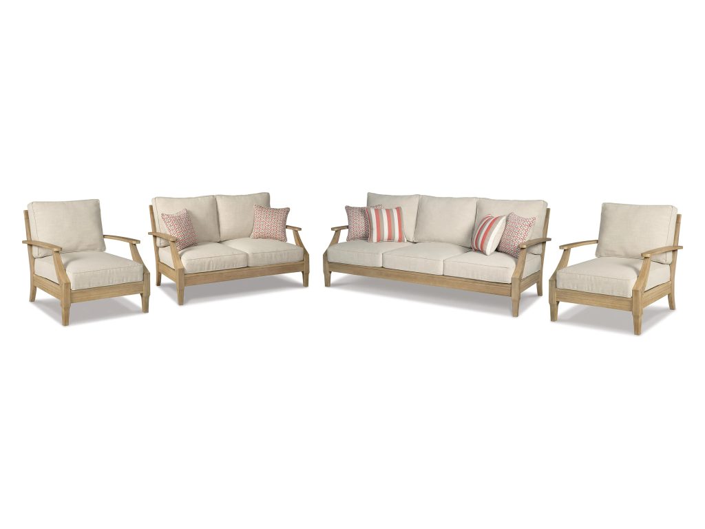 Clare View Outdoor Sofa, Loveseat and 2 Lounge Chairs - main image
