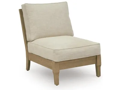 Clare View Armless Chair with Cushion
