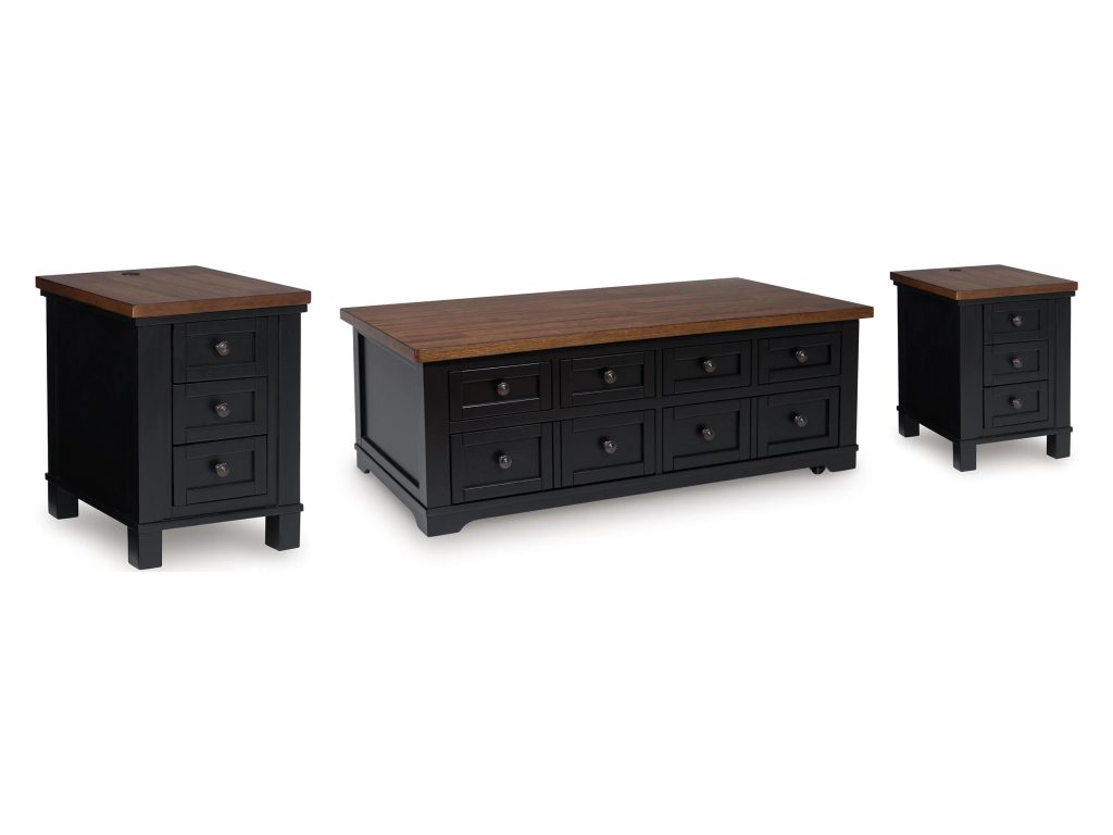 Wildenauer Lift-top Coffee Table and 2 Chairside End Tables - main image