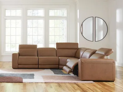 Magic Man 5-Piece Power Reclining Sectional - Alternative View