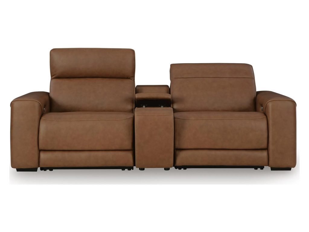 Magic Man 2-Piece Power Reclining Sectional Loveseat with Console - main image