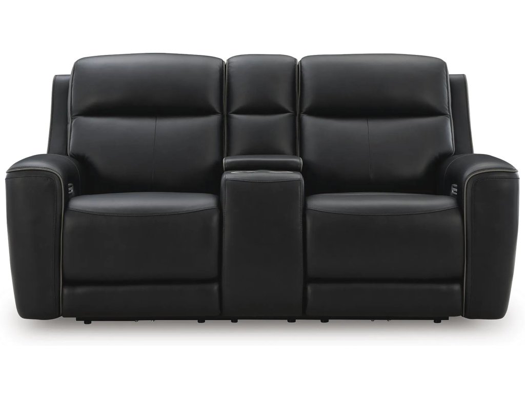 5Z-Comfort Power Reclining Loveseat with Console - image 3
