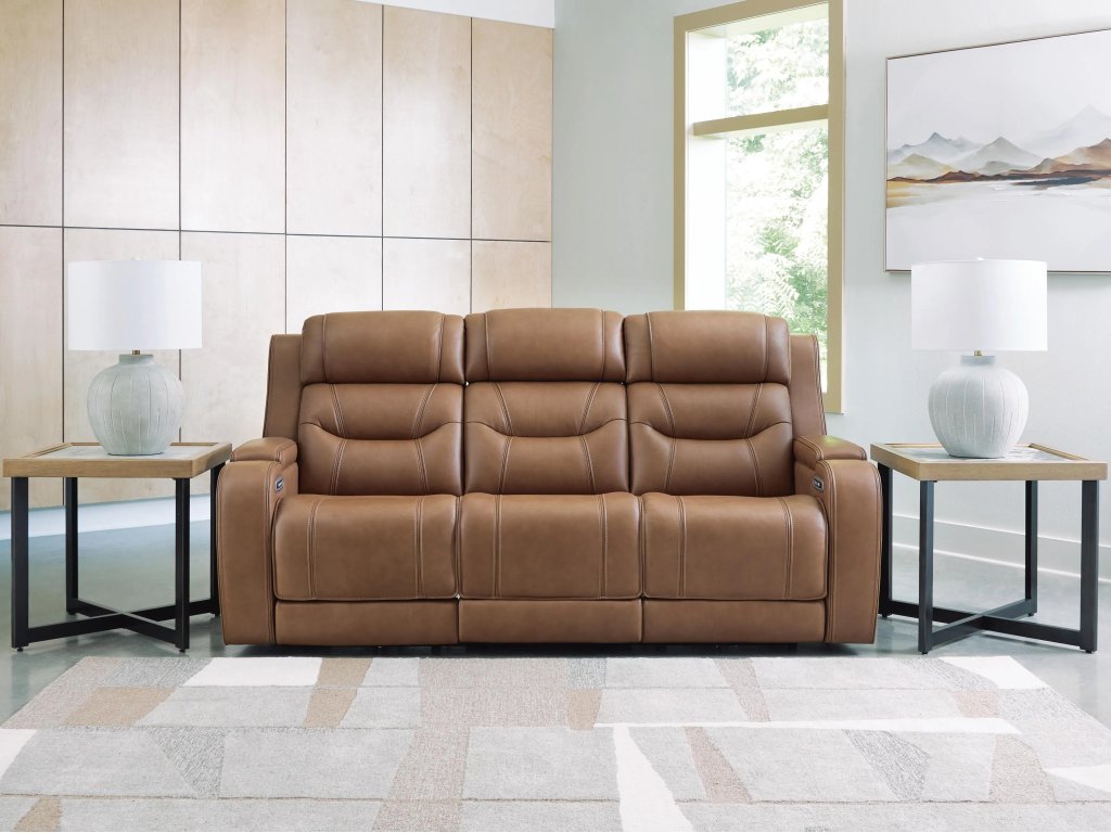 Knightington Power Reclining Sofa with Audio Seating - image 1
