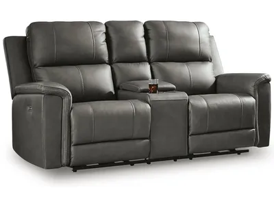 Bleckley Power Reclining Loveseat with Console