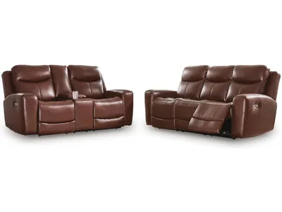 Bexhurst Power Reclining Sofa and Loveseat
