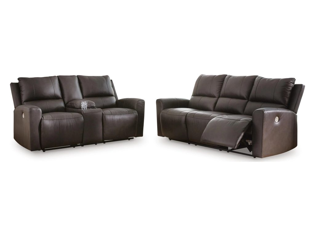 Boxmere Power Reclining Sofa and Loveseat - main image
