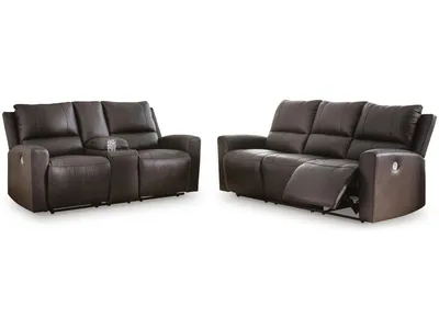 Boxmere Power Reclining Sofa and Loveseat