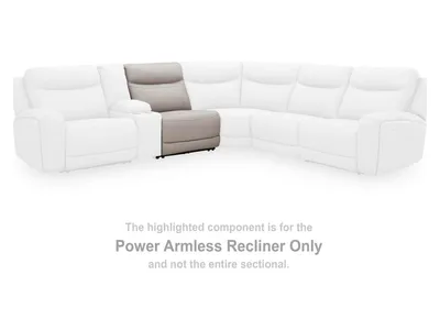 Gravier Power Armless Recliner - Alternative View