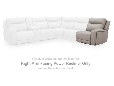 Gravier Right-Arm Facing Power Recliner - Alternative View