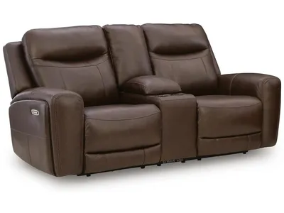 Gravier Power Reclining Loveseat with Console