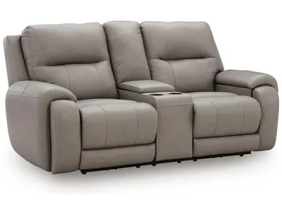 Real Moments Power Reclining Loveseat with Audio Seating