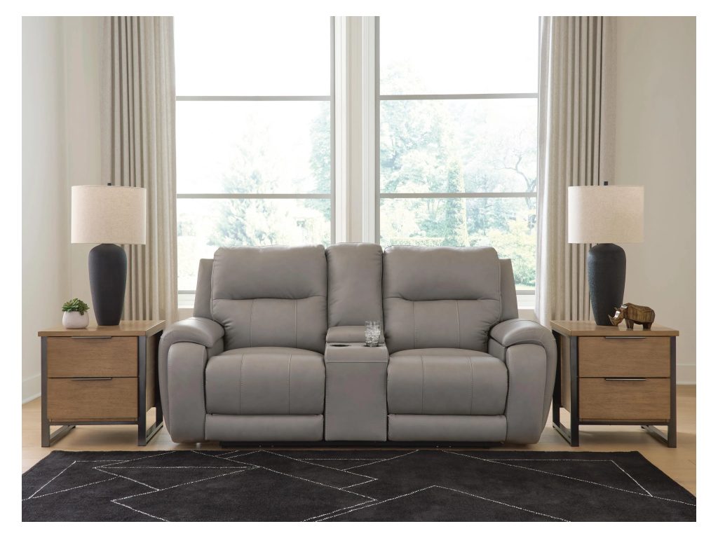 Real Moments Power Reclining Loveseat with Audio Seating - image 1