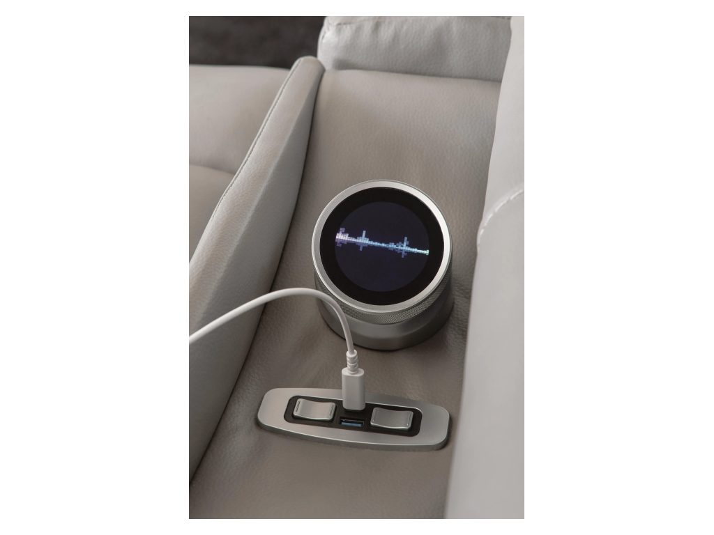 Real Moments Power Reclining Loveseat with Audio Seating - image 9