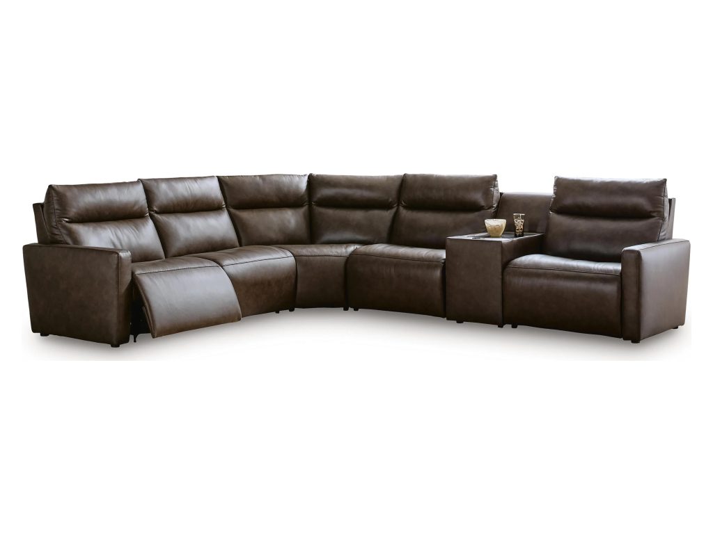ModZ 6-Piece Power Reclining Sectional with Audio Console - main image
