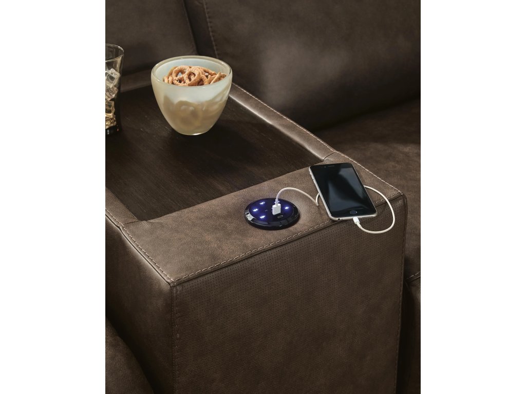 ModZ 7-Piece Power Reclining Sectional with Audio Consoles - image 6
