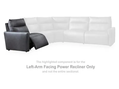 ModZ Left-Arm Facing Power Recliner - Alternative View