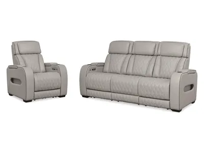 Boyington Power Reclining Sofa and Recliner
