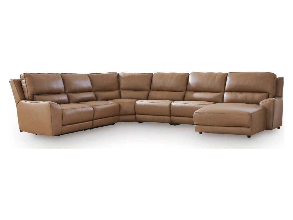 DeepWakes 6-Piece Reclining Sectional with Chaise - main image