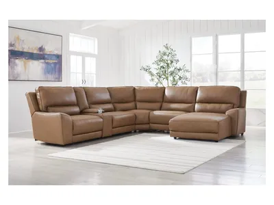 DeepWakes 6-Piece Power Reclining Sectional with Chaise