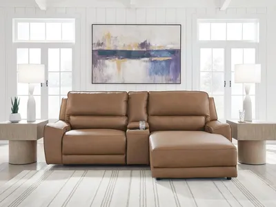 DeepWakes 3-Piece Power Reclining Sectional with Chaise - Alternative View