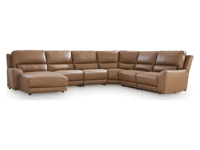 DeepWakes 6-Piece Reclining Sectional with Chaise