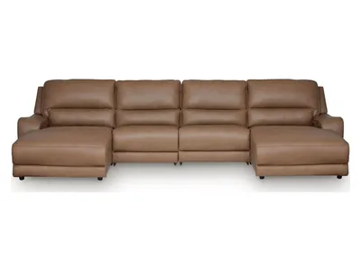DeepWakes 4-Piece Power Reclining Sectional with Chaise