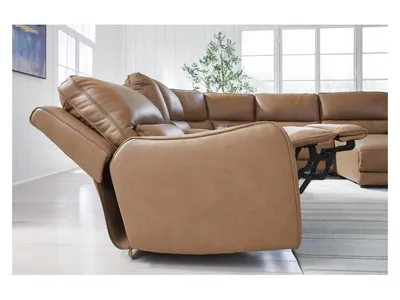 DeepWakes 6-Piece Reclining Sectional with Chaise