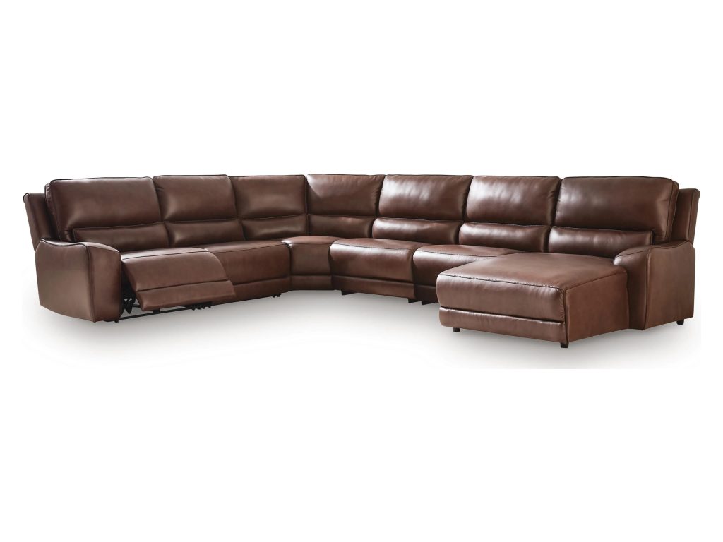 DeepWakes 6-Piece Reclining Sectional with Chaise - main image