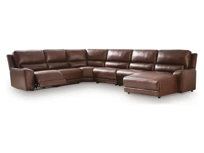 DeepWakes 6-Piece Reclining Sectional with Chaise