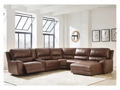 DeepWakes 6-Piece Power Reclining Sectional with Chaise