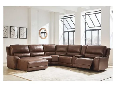 DeepWakes 6-Piece Power Reclining Sectional with Chaise